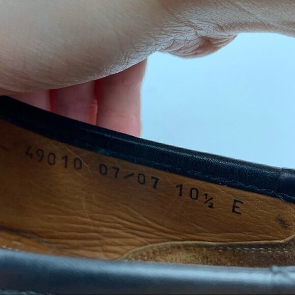 Allen Edmonds Bergamo loafers 10.5 E black Italian main image 10